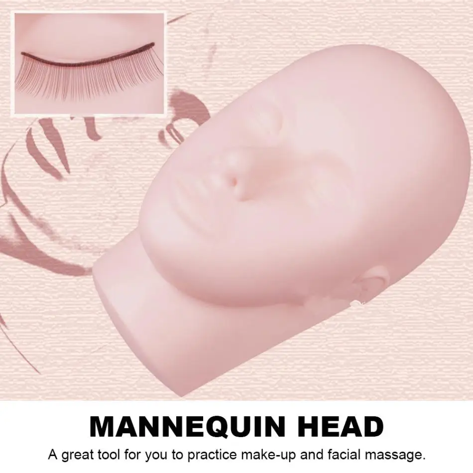 High Quality Elastic Silicone Face Skin Practice Model Eyebrow Tattoo Training Mannequin Head Eyelashes Extension Makeup Tools
High Quality Elastic Silicone Face Skin Practice Model Eyebrow Tattoo Training Mannequin Head Eyelashes Extension Makeup Tools