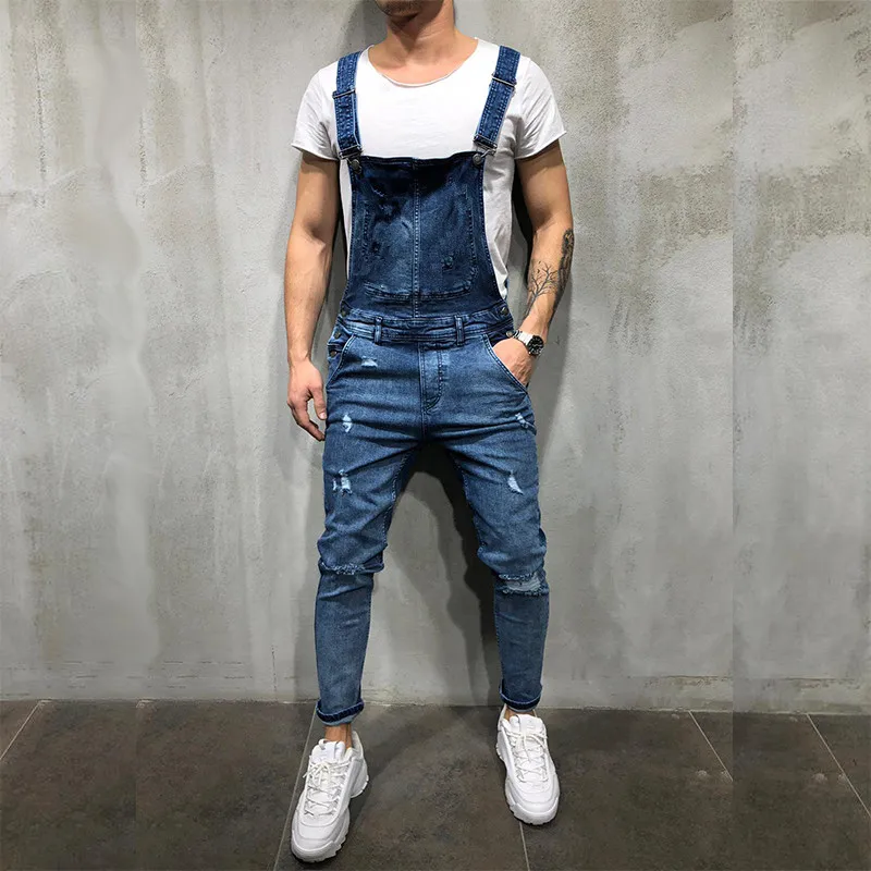REPPUNK 2018 New Streetwear Men's Ripped Jeans Distressed Denim Bib Overalls For Male Suspender Pants Plus Size S-XXXL
REPPUNK 2018 New Streetwear Men's Ripped Jeans Distressed Denim Bib Overalls For Male Suspender Pants Plus Size S-XXXL