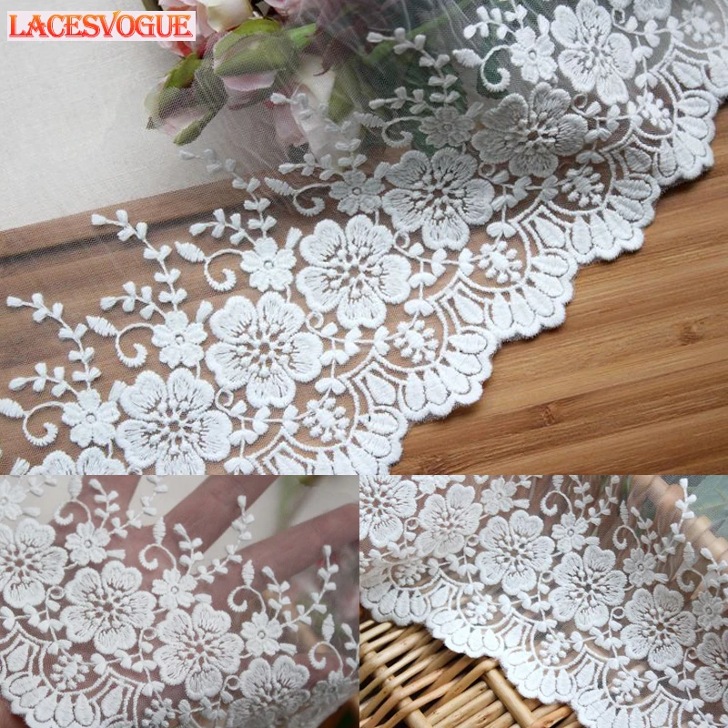 19 yards/lot 10cm White Mesh embroidered lace trim Sweet Cordate Lace ribbon Patchwork Clothing accessories lace fabric LAVO636
19 yards/lot 10cm White Mesh embroidered lace trim Sweet Cordate Lace ribbon Patchwork Clothing accessories lace fabric LAVO636
