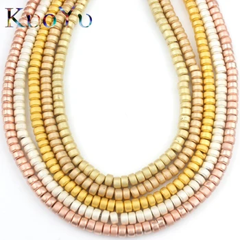 3x2MM Natural Matte Sliver Rose Golden Plated Hematite Beads Round Loose Rondelle Stone Beads For Jewelry Making Diy Bracelet
3x2MM Natural Matte Sliver Rose Golden Plated Hematite Beads Round Loose Rondelle Stone Beads For Jewelry Making Diy Bracelet