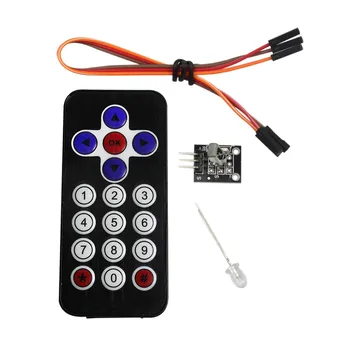 Smart Electronics Infrared IR Wireless Remote Control Module Kits HX1838 for arduino Diy Kit
Smart Electronics Infrared IR Wireless Remote Control Module Kits HX1838 for arduino Diy Kit