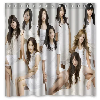 Girls' Generation Decorative Shower Curtain Waterproof Polyester Fabric Bathroom Curtains Bath Screens 71*71 inch
Girls' Generation Decorative Shower Curtain Waterproof Polyester Fabric Bathroom Curtains Bath Screens 71*71 inch
