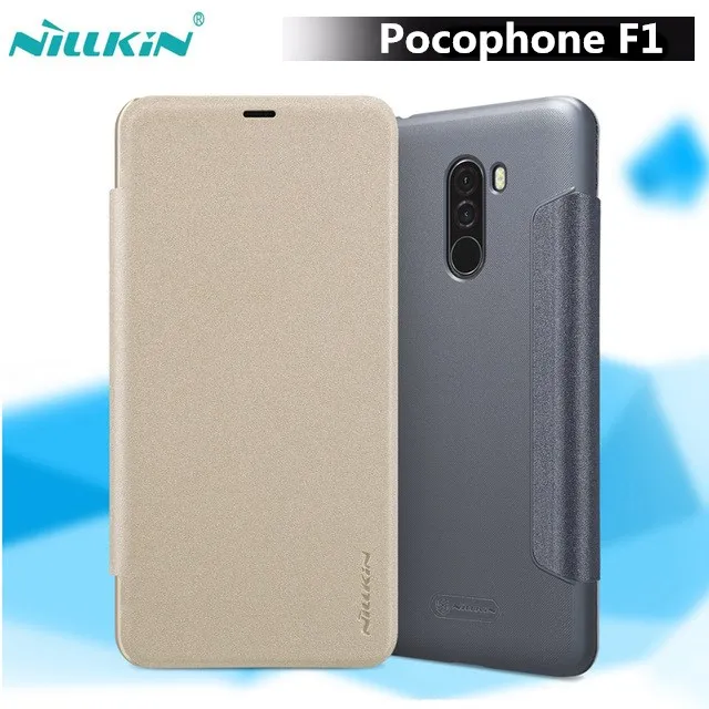 Pocophone F1 Phone Housing Case NILLKIN PU Leather Flip Cover for Xiaomi Pocophone F1 Poco F1 With Smart Sleep Function
Pocophone F1 Phone Housing Case NILLKIN PU Leather Flip Cover for Xiaomi Pocophone F1 Poco F1 With Smart Sleep Function