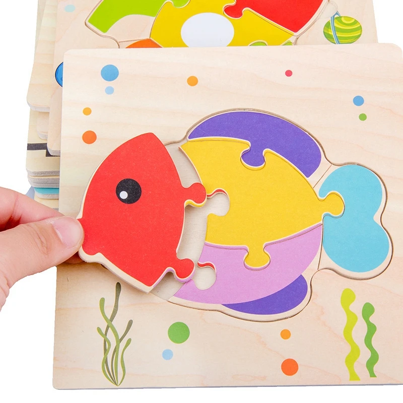 Wooden Puzzles Kids Toy Cute Animal Wood Toys Jigsaw Montessori Learning Education Toys for Children Baby Puzzle for kids Gifts
Wooden Puzzles Kids Toy Cute Animal Wood Toys Jigsaw Montessori Learning Education Toys for Children Baby Puzzle for kids Gifts