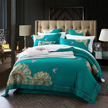 2018 Egyptian Long-staple cotton Embroidery Bedding Set .Duvet Cover Bed sheet Bed Linen Pillowcases. Dance of Flowers
2018 Egyptian Long-staple cotton Embroidery Bedding Set .Duvet Cover Bed sheet Bed Linen Pillowcases. Dance of Flowers