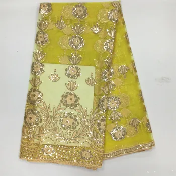 Hot French Nigerian Sequins Net Lace African Tulle Mesh Lace Fabric High Quality For Party Wedding Dress 5yards/lot 450*125cm
Hot French Nigerian Sequins Net Lace African Tulle Mesh Lace Fabric High Quality For Party Wedding Dress 5yards/lot 450*125cm