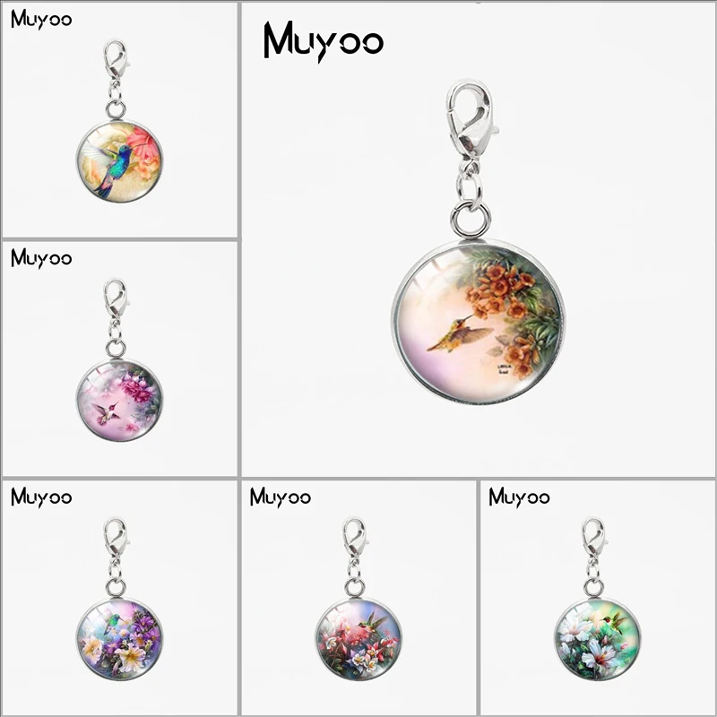 Vinatge Beauty Birds Hummingbird Design Round Charms with Lobster Buckle Sweet Lovely Birds Jewelry Car Bag Accessories
Vinatge Beauty Birds Hummingbird Design Round Charms with Lobster Buckle Sweet Lovely Birds Jewelry Car Bag Accessories