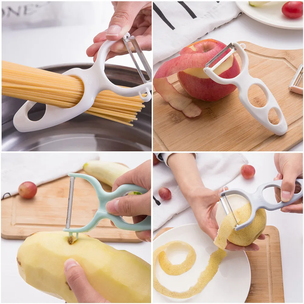 Creative Stainless Steel Vegetables Fruit Peeler Wire Cutter Kitchen Tool Helper Wholesale&Dropshipping Pelapatate al melone#30
Creative Stainless Steel Vegetables Fruit Peeler Wire Cutter Kitchen Tool Helper Wholesale&Dropshipping Pelapatate al melone#30
