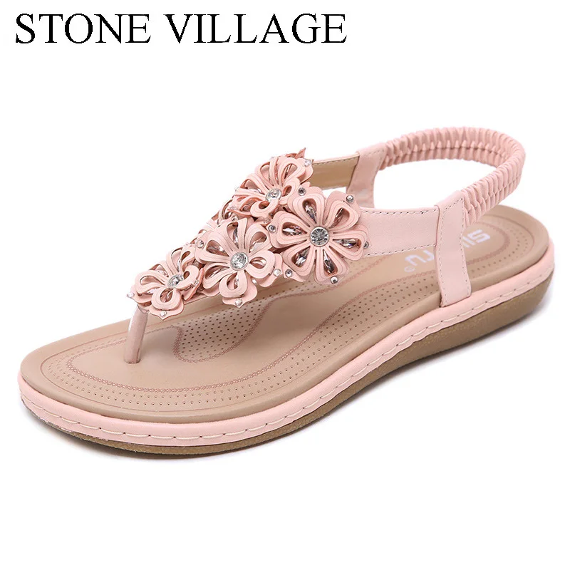 STONE VILLAGE 2019 ethnic slip-on women sandals casual bohemian rhinestone flowers beach flip flops large size shoes women
STONE VILLAGE 2019 ethnic slip-on women sandals casual bohemian rhinestone flowers beach flip flops large size shoes women