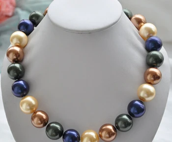 Miss charm Jew2092 golden coffee blue black SOUTH SEA SHELL PEARL NECKLACE (A0326)
Miss charm Jew2092 golden coffee blue black SOUTH SEA SHELL PEARL NECKLACE (A0326)
