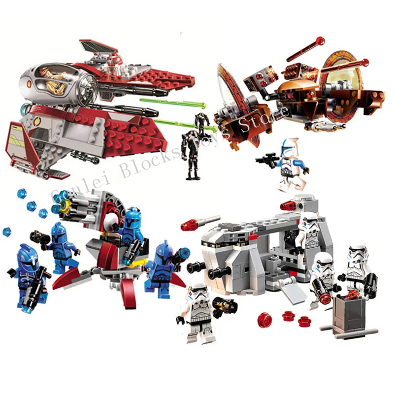 NEW Star Wars Series Obi-Wan's Jedi Interceptor Senate Commando Trooper Model Building Blocks Toys Compatible with StarWars
NEW Star Wars Series Obi-Wan's Jedi Interceptor Senate Commando Trooper Model Building Blocks Toys Compatible with StarWars