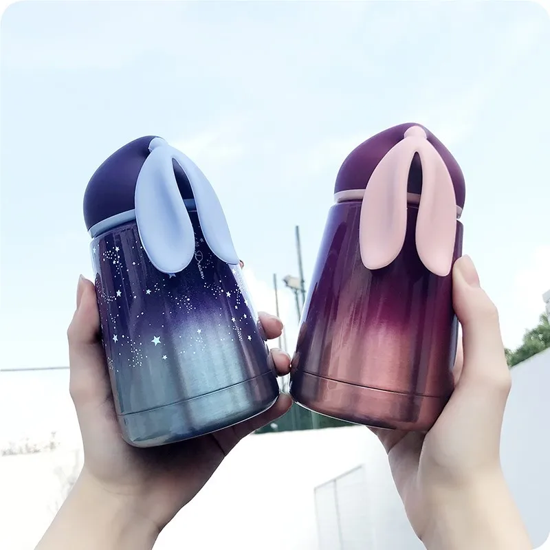 300ML Mini Kid Thermo Mug Stainless Steel Rabbit Thermos bottle For water Thermo Cute Thermal vacuum flask child Tumbler
300ML Mini Kid Thermo Mug Stainless Steel Rabbit Thermos bottle For water Thermo Cute Thermal vacuum flask child Tumbler