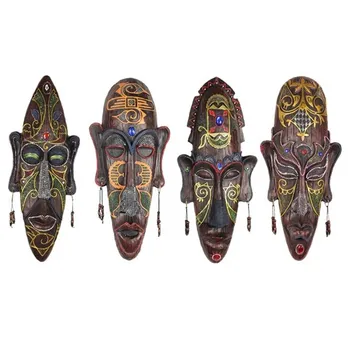 African Masks Wall Decor Resin Miniature Figurines Retro Wall Hanging Decorations Bars Cafe KTV Wall Decor Crafts R1074
African Masks Wall Decor Resin Miniature Figurines Retro Wall Hanging Decorations Bars Cafe KTV Wall Decor Crafts R1074