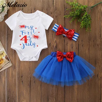 Melario Cute Newborn Baby Girls White Tops Romper +Blue Tutu dress+ Sequin Headband Suit 3PCs Infant Girl Outfits Clothes 0-24M
Melario Cute Newborn Baby Girls White Tops Romper +Blue Tutu dress+ Sequin Headband Suit 3PCs Infant Girl Outfits Clothes 0-24M