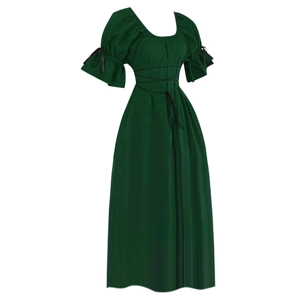 Long Maxi Dress Renaissance Bandage Medieval Gown Elegant Gothic short Sleeve square Neck Retro Plus Size Maiden Female Dress
Long Maxi Dress Renaissance Bandage Medieval Gown Elegant Gothic short Sleeve square Neck Retro Plus Size Maiden Female Dress