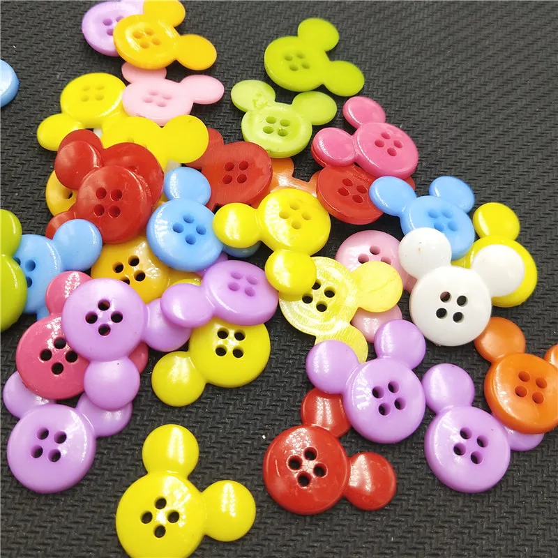 30pcs/ Mix colors Cute Plastic Cartoon Button Mickey Shape 4 holes Sewing Children Buttons,20*22mm
30pcs/ Mix colors Cute Plastic Cartoon Button Mickey Shape 4 holes Sewing Children Buttons,20*22mm