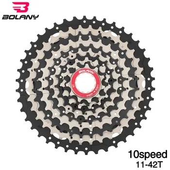 10 Speed Bicycle Freewheels 10-42T Mountain Bicycle Cassette Tool MTB Flywheel Bike Parts Variable speed Labor saving flywheel
10 Speed Bicycle Freewheels 10-42T Mountain Bicycle Cassette Tool MTB Flywheel Bike Parts Variable speed Labor saving flywheel