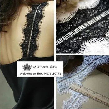 Exquisite lace eyelash bilateral decoration accessories diy clothing collar skirt Wedding dress home fabric 30M/lot
Exquisite lace eyelash bilateral decoration accessories diy clothing collar skirt Wedding dress home fabric 30M/lot
