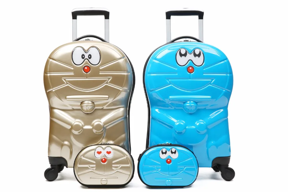 18" inch pc Doraemon children trolley rolling luggage set 9 inch cartoon Cosmetic bag travel suitcse for kids
18" inch pc Doraemon children trolley rolling luggage set 9 inch cartoon Cosmetic bag travel suitcse for kids