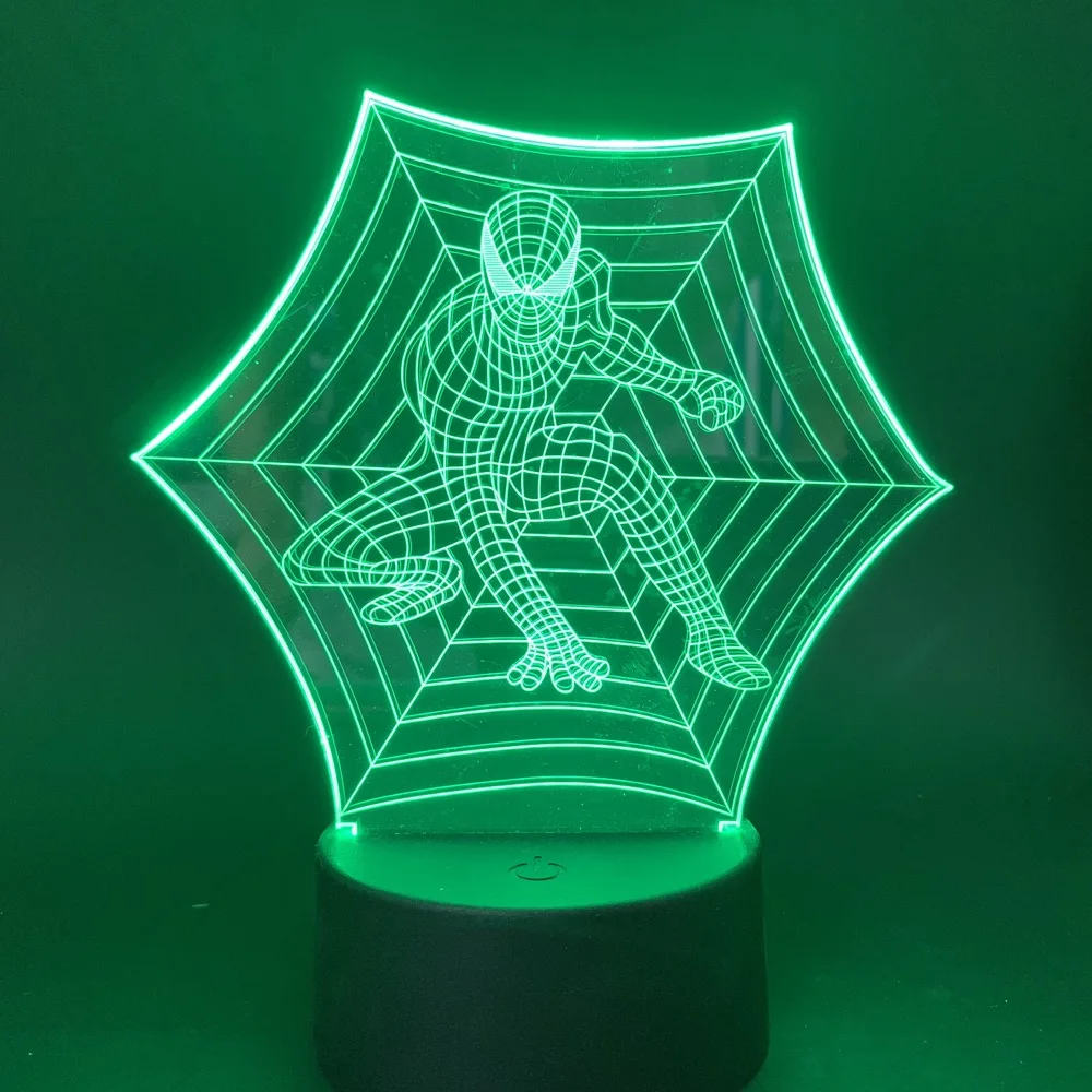 New 2019 Spider Man Marvel Superhero Led Night Light 7 Colors Changing Touch Switch Nightlight Usb Battery Powered Desk Lamp 3d
New 2019 Spider Man Marvel Superhero Led Night Light 7 Colors Changing Touch Switch Nightlight Usb Battery Powered Desk Lamp 3d