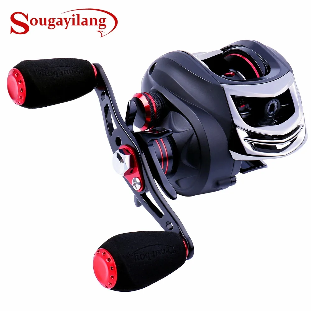 Sougayilang High Speed 11+1 BB Baitcasting Reel 6.3:1 Gear Ratio Magnetic Brake Freshwater Saltwater Baitcast Fishing Reel Wheel
Sougayilang High Speed 11+1 BB Baitcasting Reel 6.3:1 Gear Ratio Magnetic Brake Freshwater Saltwater Baitcast Fishing Reel Wheel