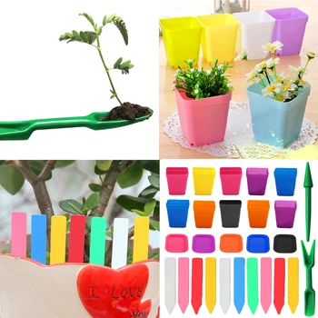 Behogar 20PCS Square Succulents Flower Pot Planter 20PCS Plants Label Inserts 2PCS Transplant Tool Set
Behogar 20PCS Square Succulents Flower Pot Planter 20PCS Plants Label Inserts 2PCS Transplant Tool Set