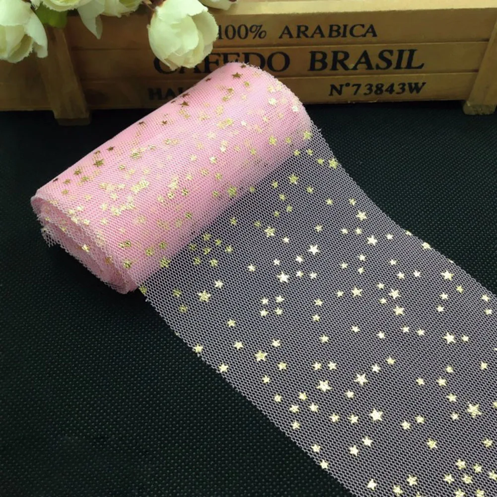 Glitter Sequins Tulle Roll 5 yards/roll Gold Star Fabric Bow Tulle DIY Soft Craft Mesh Organza Wedding Birthday Party Decoration
Glitter Sequins Tulle Roll 5 yards/roll Gold Star Fabric Bow Tulle DIY Soft Craft Mesh Organza Wedding Birthday Party Decoration