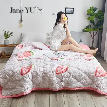 JaneYU Air Conditioner Washed Cotton Summer Quilt Summer Sales Gift Quilt 200x230cm