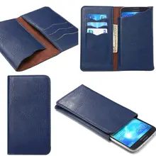 Universal Crazy Horse Leather Flip Mobile Phone Case Wallet Pouch Back Cover For Samsung Galaxy E7 J7 On7 C7 A7 A8 Note 3 4 5 7