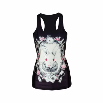 Women Rabbit with Red Eyes Sleeveless Fitness Vest Workout Seamless Summer Aerobics Exercise Stretch Tank Top Hiphop Fiber Soft
Women Rabbit with Red Eyes Sleeveless Fitness Vest Workout Seamless Summer Aerobics Exercise Stretch Tank Top Hiphop Fiber Soft