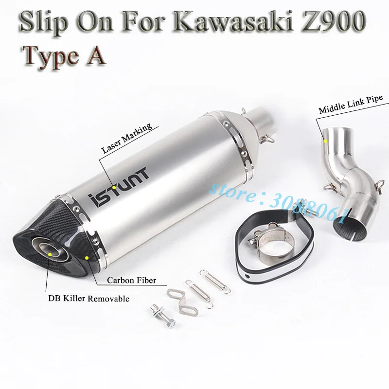 Kawasaki Z900 Akrapovic Exhaust
