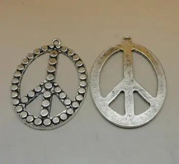 A4454 Peace accord 10pc / bag of 17.2 grams of 57x51mm antique silver colour alloy bead jewelry accessories wholesale
A4454 Peace accord 10pc / bag of 17.2 grams of 57x51mm antique silver colour alloy bead jewelry accessories wholesale