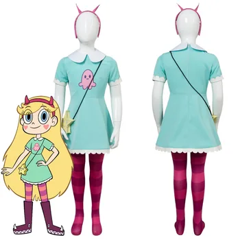 Child Star vs. Cosplay the Forces of Evil Princess Star Butterfly Dress Cosplay Costume For Kids Children Halloween Costume
Child Star vs. Cosplay the Forces of Evil Princess Star Butterfly Dress Cosplay Costume For Kids Children Halloween Costume