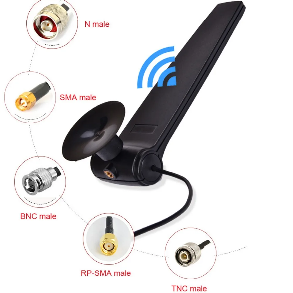 1PC 9dbi 2.4G Wifi Antenna Signal Booster Multifunctional AP Antenna 2400~2500MHz 3M Cable SMA Connector
1PC 9dbi 2.4G Wifi Antenna Signal Booster Multifunctional AP Antenna 2400~2500MHz 3M Cable SMA Connector