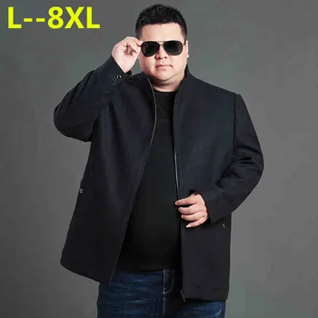 Plus size 8XL 6XL 5XL 2018 Autumn winter Male Woolen Coats Business Jackets Mens solid color Thicken Warm Wool&blends Overcoat
Plus size 8XL 6XL 5XL 2018 Autumn winter Male Woolen Coats Business Jackets Mens solid color Thicken Warm Wool&blends Overcoat