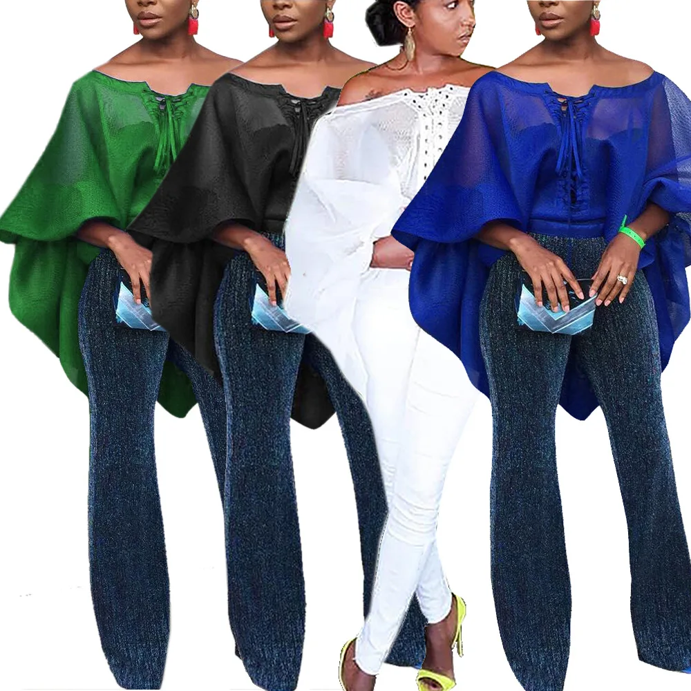 See Through Blouse Slash Neck Women Blouse Bandage Solid Chemisier Femme Lantern Sleeve Blusas Verano Mujer 2019 White Clothes
See Through Blouse Slash Neck Women Blouse Bandage Solid Chemisier Femme Lantern Sleeve Blusas Verano Mujer 2019 White Clothes