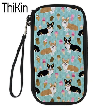 THIKIN Large Capacity Travel Passport Cover Women Cute Corgi Printing Clutch Credit Card Holder Passport Wallet Purse Money Bag
THIKIN Large Capacity Travel Passport Cover Women Cute Corgi Printing Clutch Credit Card Holder Passport Wallet Purse Money Bag