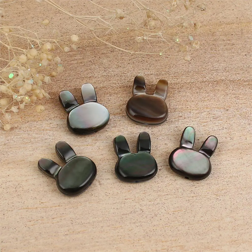 Natural Shell Loose Beads Rabbit Animal Black AB Color About 12mm( 4/8") x 10mm( 3/8"), Hole:Approx 0.6mm, 2 PCs
Natural Shell Loose Beads Rabbit Animal Black AB Color About 12mm( 4/8") x 10mm( 3/8"), Hole:Approx 0.6mm, 2 PCs