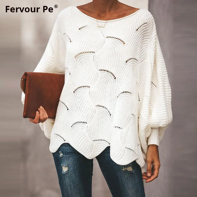 2019 Autumn winter European American sweater female hollow hook flower loose batwing sleeve Knitted Shirt MY19028
2019 Autumn winter European American sweater female hollow hook flower loose batwing sleeve Knitted Shirt MY19028