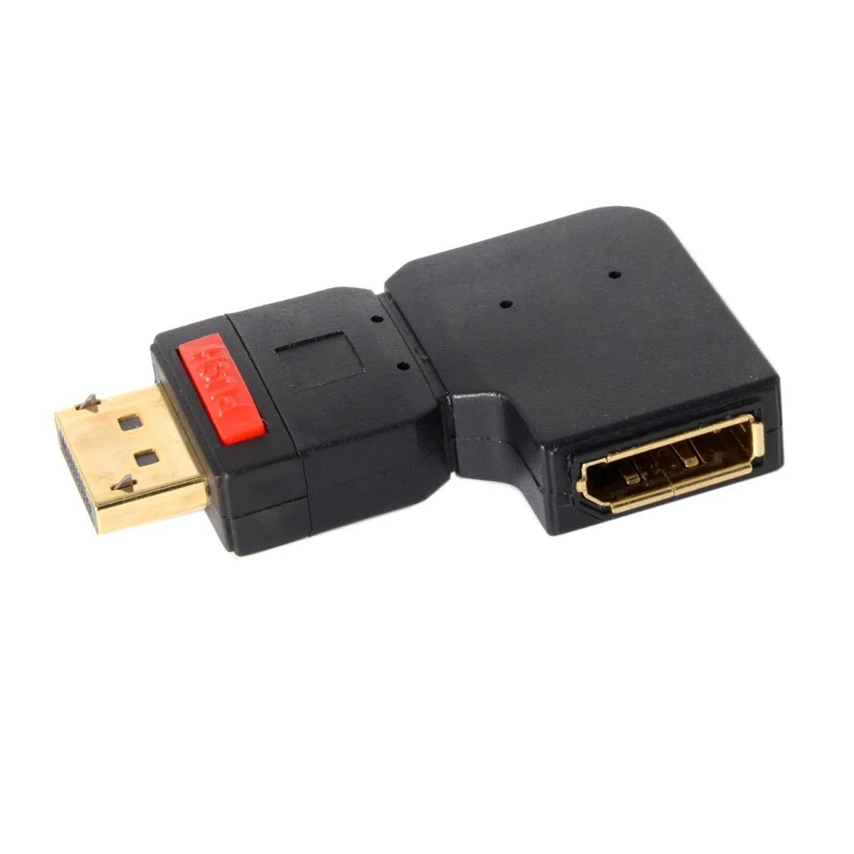 Jimier Standard DP Left Angled 90 Degree Male to Female Extension DisplayPort Adapter Black
Jimier Standard DP Left Angled 90 Degree Male to Female Extension DisplayPort Adapter Black