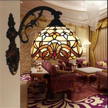 Tiffany wall lamp, conventional Baroque wall lamp ,20cm diameter wall mounted tiffany light for villa
Tiffany wall lamp, conventional Baroque wall lamp ,20cm diameter wall mounted tiffany light for villa