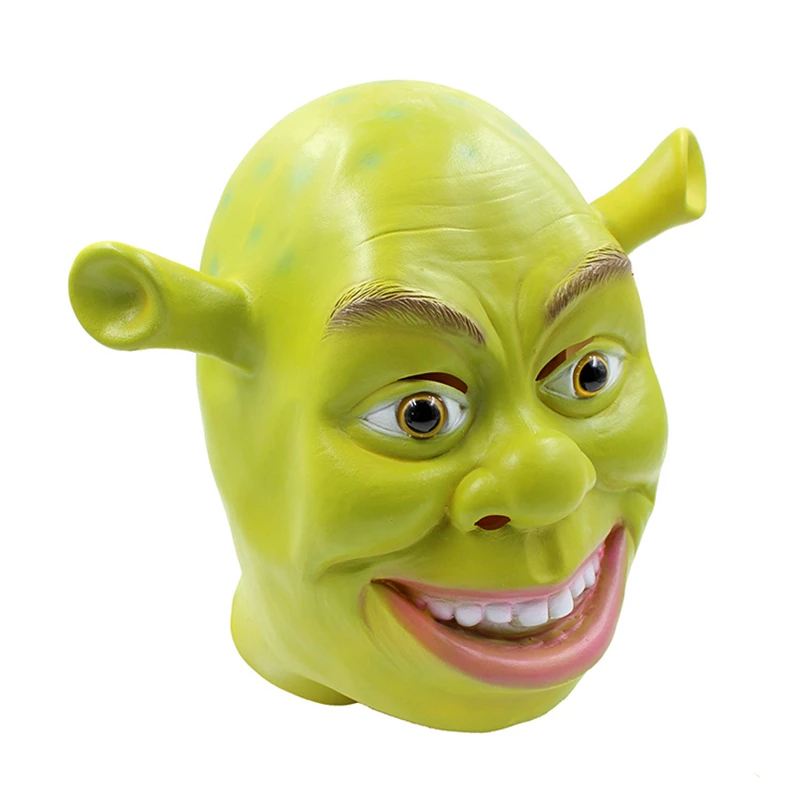 Green Shrek Latex Masks Unisex Movie Cosplay Anime costume Prop Adult Animal Party Mask for Halloween
Green Shrek Latex Masks Unisex Movie Cosplay Anime costume Prop Adult Animal Party Mask for Halloween