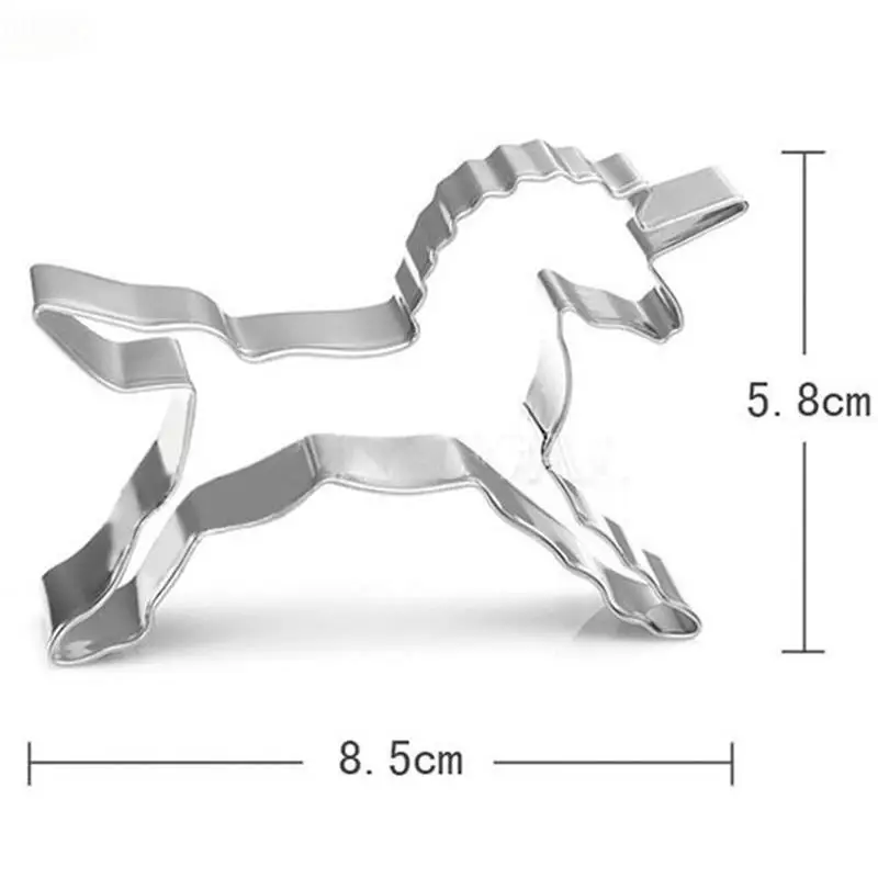 Creative Unicorn Horse Cutting Stainless Steel Mousse Cake Cookie Mold Decorating Biscuit Pastry Baking Tool Kitchen Accessories
Creative Unicorn Horse Cutting Stainless Steel Mousse Cake Cookie Mold Decorating Biscuit Pastry Baking Tool Kitchen Accessories