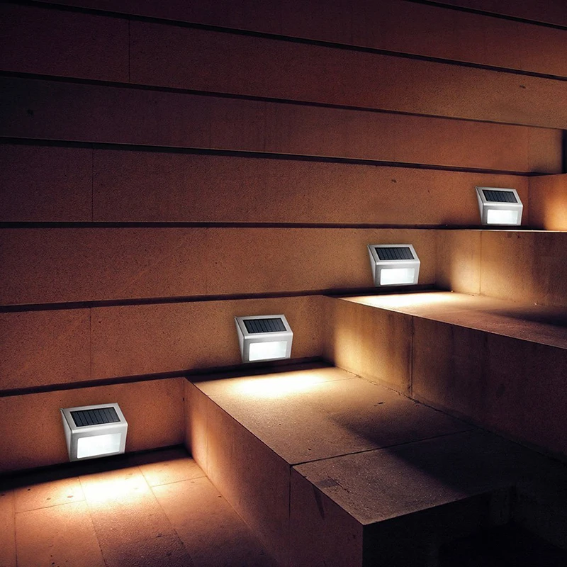 Solar Light 3 Leds Lamp Wall Light Waterproof Stairs Lights Outdoor Lighting For Garden Deck Steps Fences Landscape Wall Lamp
Solar Light 3 Leds Lamp Wall Light Waterproof Stairs Lights Outdoor Lighting For Garden Deck Steps Fences Landscape Wall Lamp