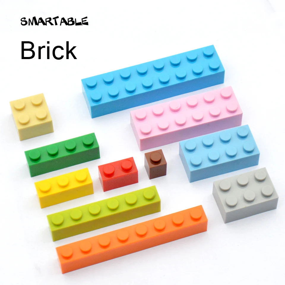 Smartable Base Bricks Mixed Colors & Transparent Building Blocks Parts DIY Creative Toys Compatible All Brands Brick 100g/lot
Smartable Base Bricks Mixed Colors & Transparent Building Blocks Parts DIY Creative Toys Compatible All Brands Brick 100g/lot