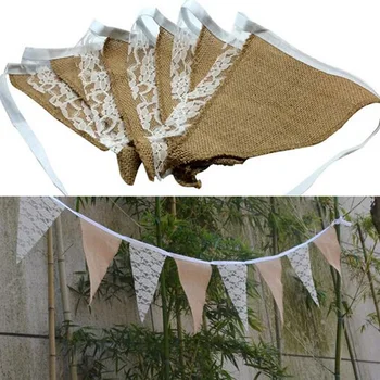 4sets,13 Flags/set Handmade Vintage Jute Hessian Burlap Wave Chevron Lace Flag Banner Bunting Shabby Wedding Party Banner Flag
4sets,13 Flags/set Handmade Vintage Jute Hessian Burlap Wave Chevron Lace Flag Banner Bunting Shabby Wedding Party Banner Flag