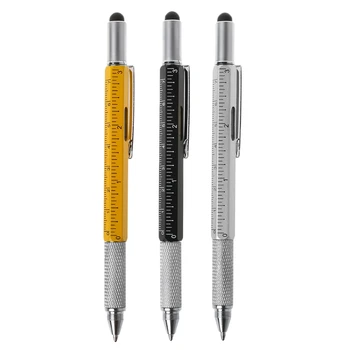 6 in 1 metal pen Multifunction Tool Ballpoint Pen Screwdriver Ruler Spirit Level Tool pen
6 in 1 metal pen Multifunction Tool Ballpoint Pen Screwdriver Ruler Spirit Level Tool pen