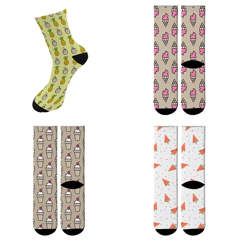 Funny Fruit printed Running Socks Women's Men's Street funky Long Sock Fashion Popular Novelty Summer Socks 8ZWL07
Funny Fruit printed Running Socks Women's Men's Street funky Long Sock Fashion Popular Novelty Summer Socks 8ZWL07