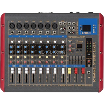 MiCWL 9 Channel Bluetooth Karaoke Microphone Mixing Console Mixer for Stage Studio Recording SMR900-USB
MiCWL 9 Channel Bluetooth Karaoke Microphone Mixing Console Mixer for Stage Studio Recording SMR900-USB