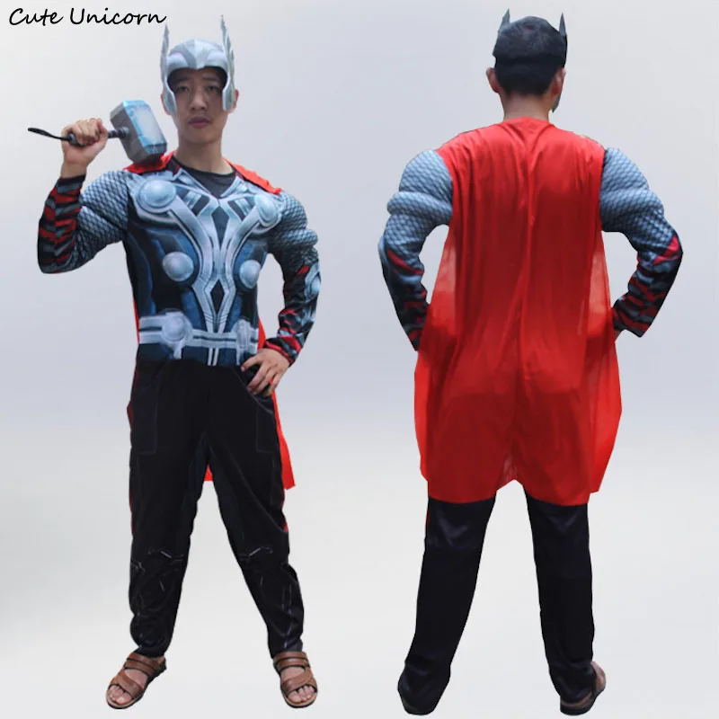 Thor adults Muscle Jumpsuits Cloak Mask Avengers Onesies Halloween Costume mens Clothes Movie Superhero Cosplay Clothing
Thor adults Muscle Jumpsuits Cloak Mask Avengers Onesies Halloween Costume mens Clothes Movie Superhero Cosplay Clothing